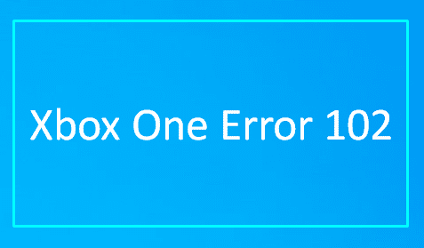 Xbox One 시스템 오류 E101 및 E102