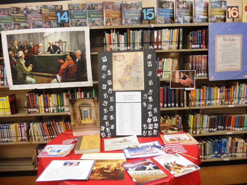 Constitution Display Library Library Displays: Constitution Day