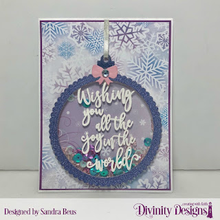 Stamp Set: Christmas Wishes,Stamp/Die Duos: Deer Ornament (Bow, Ornament Hanger), Paper Collection: Christmas 2019, Custom Dies: Scalloped Circles