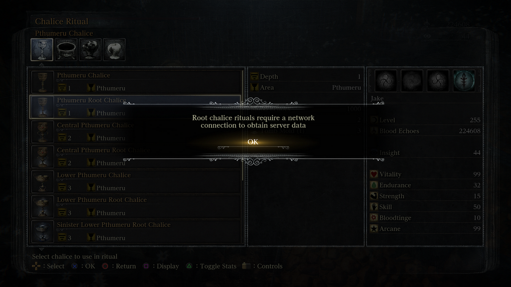Pthumeru Ihyll Root Chalice Bloodborne Wiki
