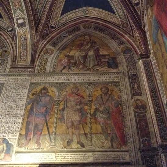 Siena: Uomini Illustri di Taddeo di Bartolo a Palazzo Pubblico
