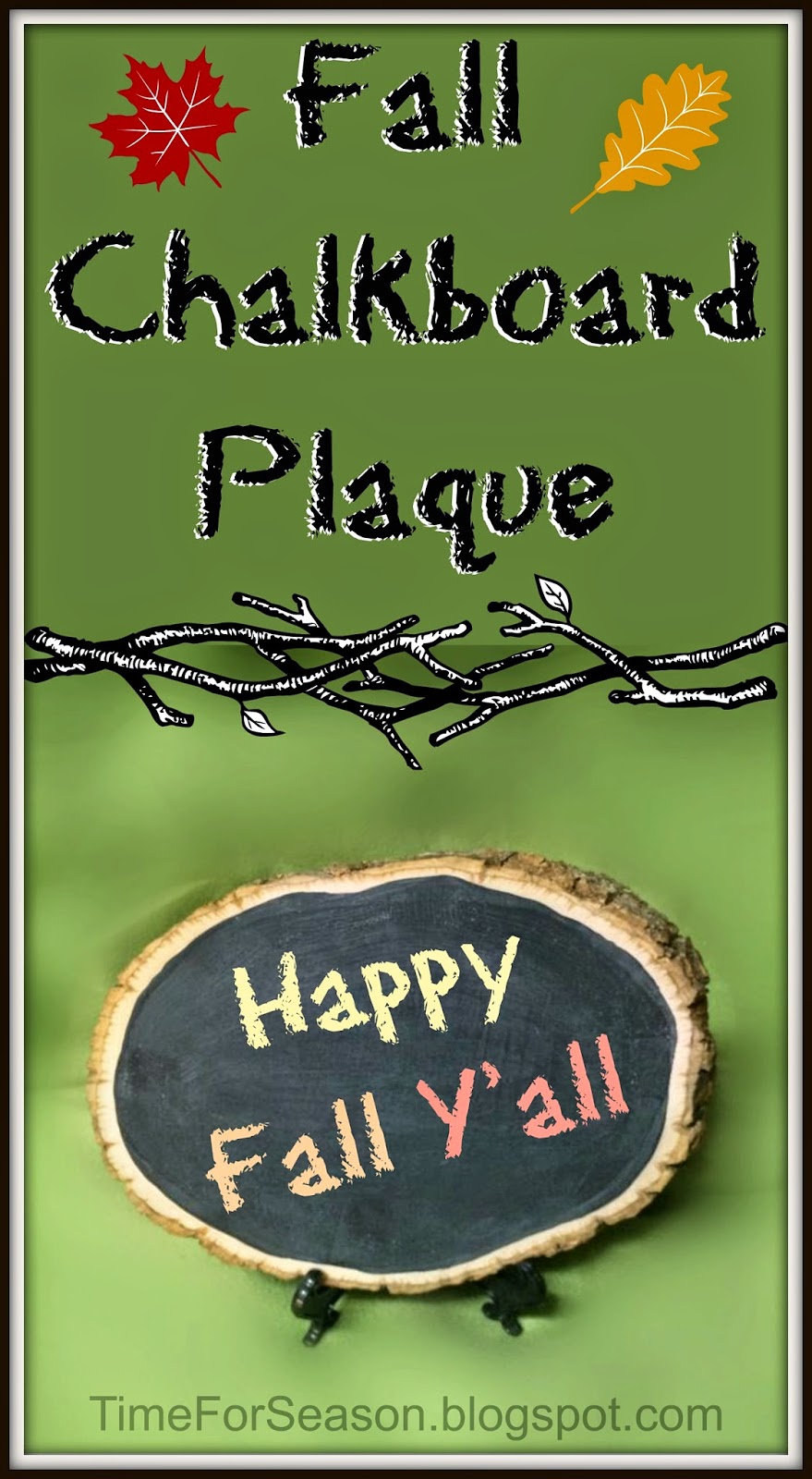 Fall Chalk Board DIY