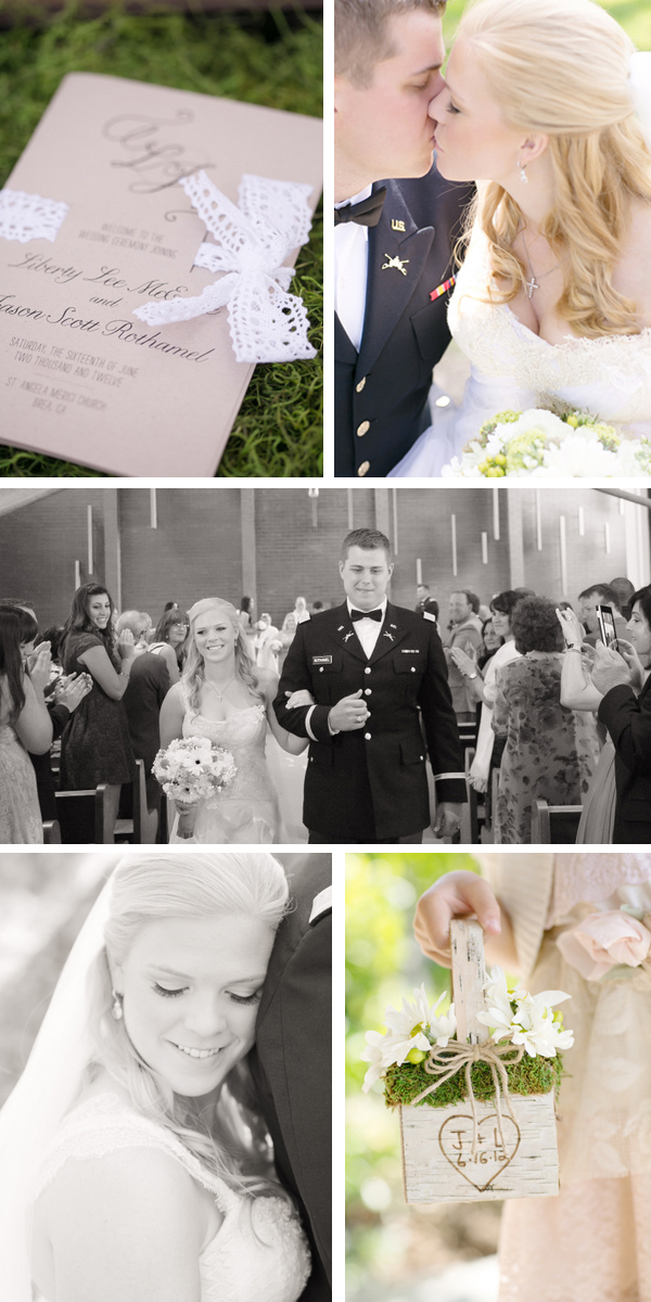 vintage country chic wedding from intertwined events | britt rene photo