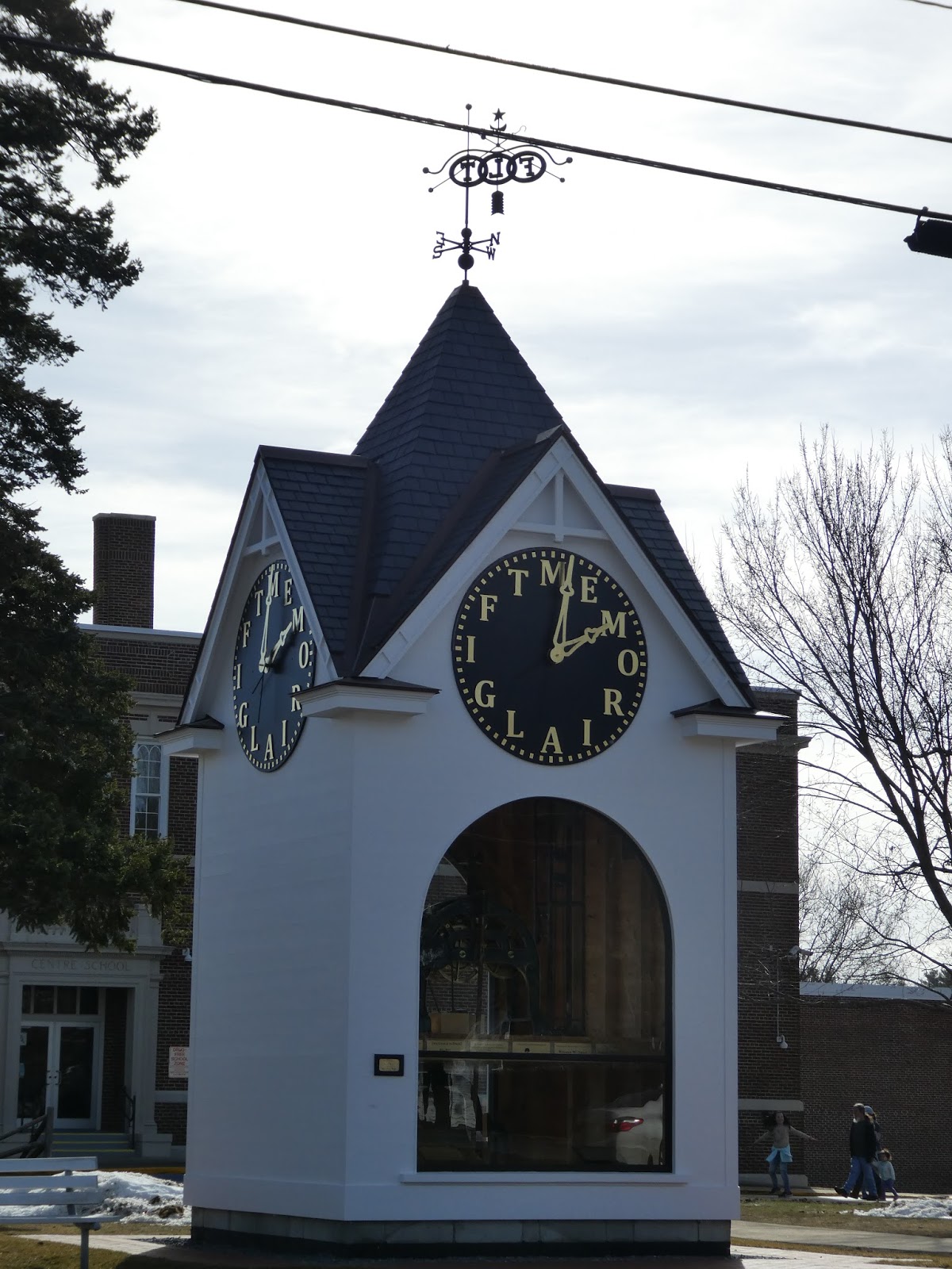 Nutfield Genealogy Weathervane Wednesday Above the Town Clock