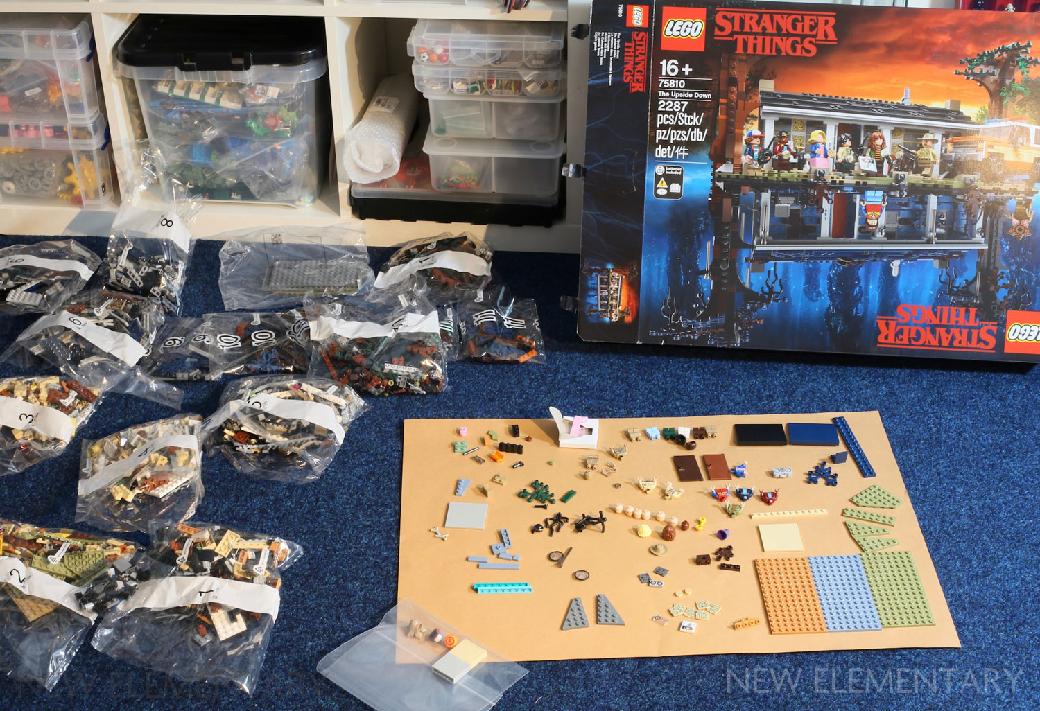 intellektuel lammelse Anoi LEGO® Stranger Things parts review: 75810 The Upside Down | New Elementary:  LEGO® parts, sets and techniques