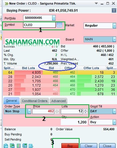 Panduan Cara Membeli Saham Cleo