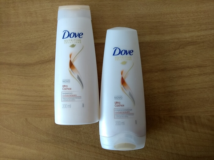 Shampoo e Condicionador Dove Ultra Cachos Vamos ser Sinceras