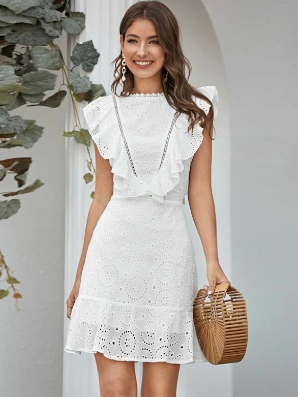 Shein White Summer Dress 7