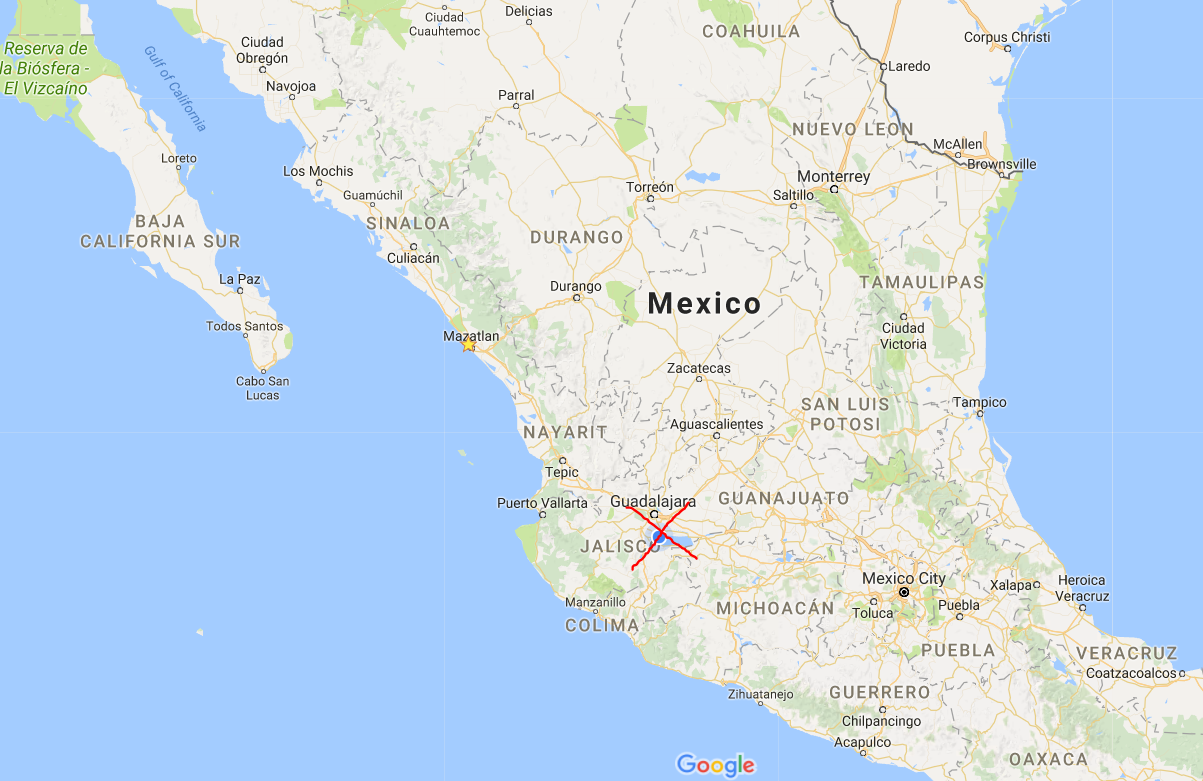 Street Map Of Ajijic Mexico