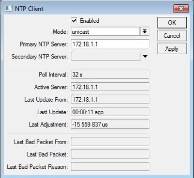 NTP-client toont onjuiste tijd