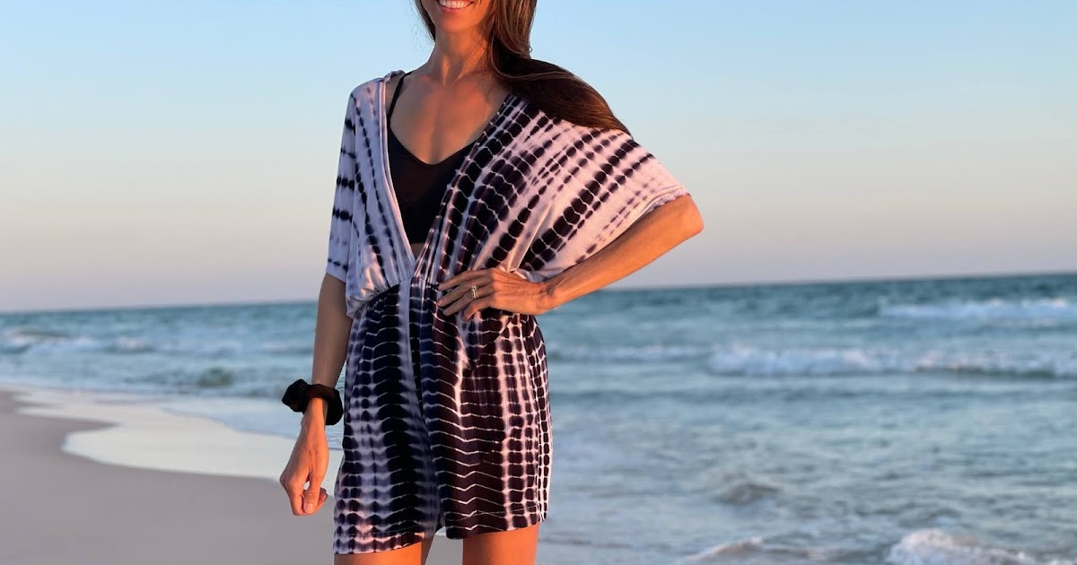 Trash To Couture: DIY Knit Beach Romper