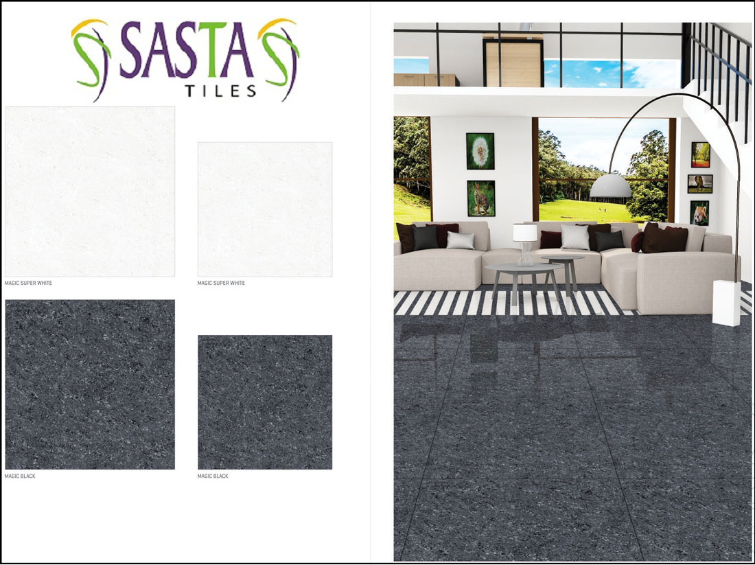 DOUBLE CHARGED VITRIFIED FLOOR TILES