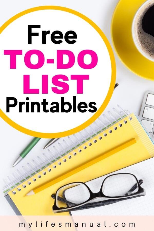 Organize your weekly to-do's using these free printables. You will be able to manage your weekly schedule and check things off when you completed them. You can also share these printables to your kids and family to help them with time organization as well. #free #freeprintables #todo #planner #printables #timemanagement #productivity