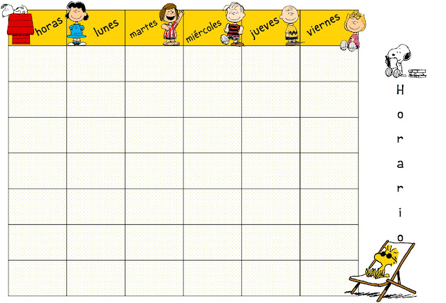 horario, escolar, descargar, gratis, bob esponja, minions, snoopy, emoji, simpsons, pdf, png, imagenes, fonts, fuentes, texto