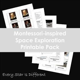 Montessori-inspired Space Exploration Printable Pack