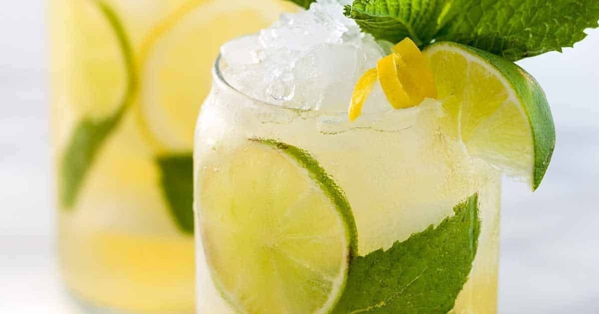 naturally sweetened Iced Green Tea summer season