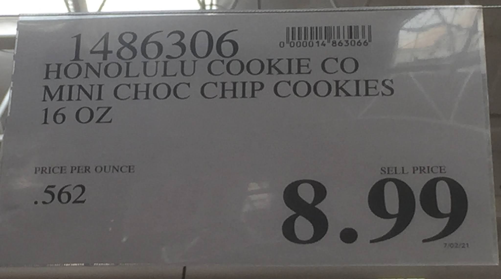 Honolulu Cookie Company Mini Bites Chocolate Chip Macadamia Costco