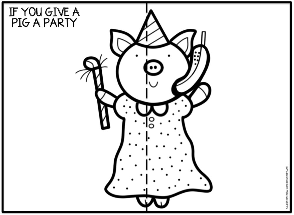 If You Give A Pig A Party Coloring Pages Coloring Pages