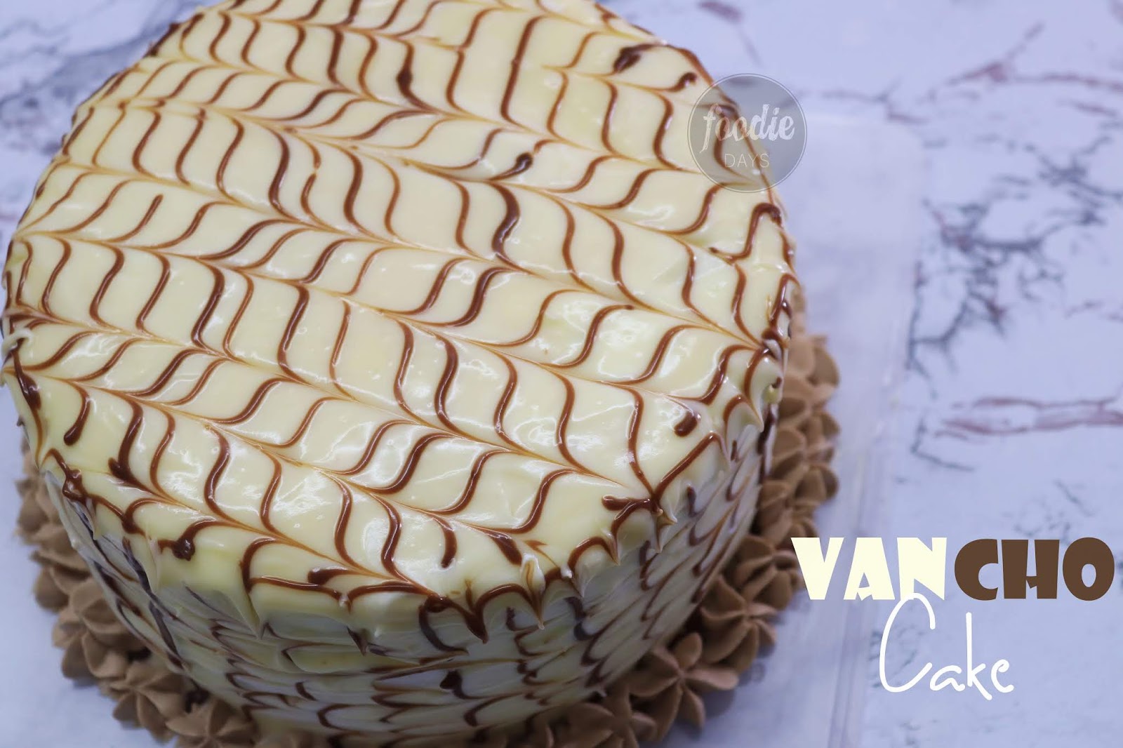Vancho cake Recipe | Layered Vanilla Chocolate Cake