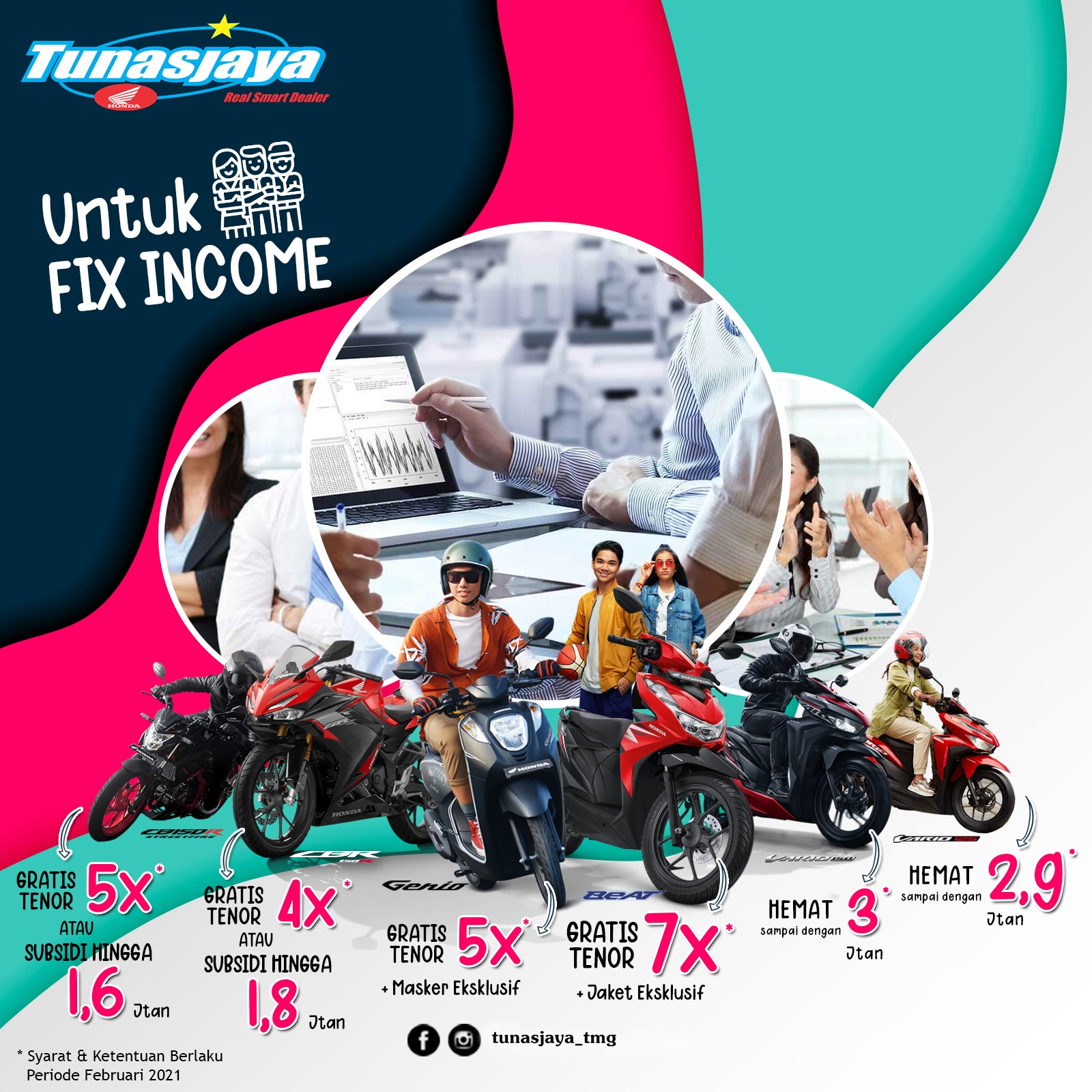 HONDA TEMANGGUNG FEBURIOUS PROMO FEBRUARI 2021 ARMADA TUNASJAYA TEMANGGUNG