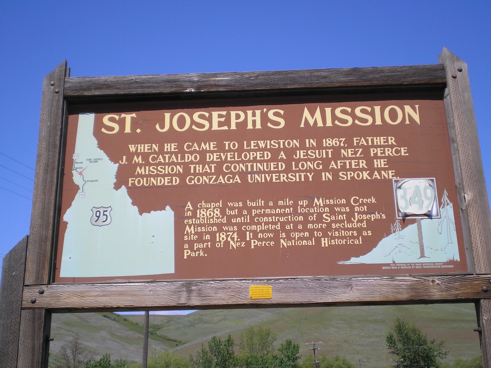 The Road Genealogist Grangeville to Lewiston, Idaho