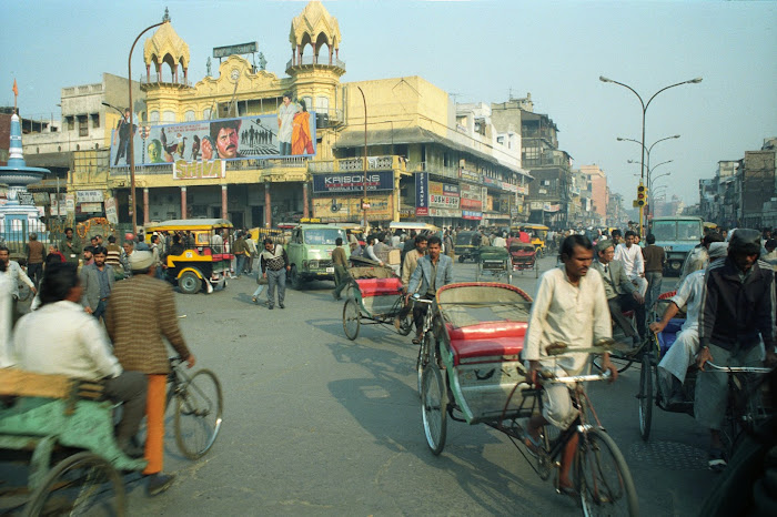 New Delhi, Chandni Chowk, Majestic, Bhai Mati Da, © L Gigout, 1991
