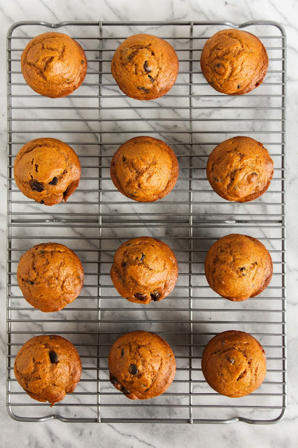 Pumpkin Chocolate Chip Muffins | The Chef Next Door