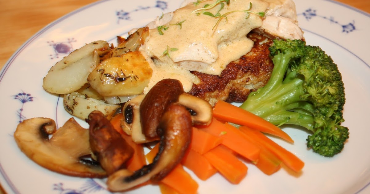 Mat i bestemors hage Kyllingbryst på festmanèr