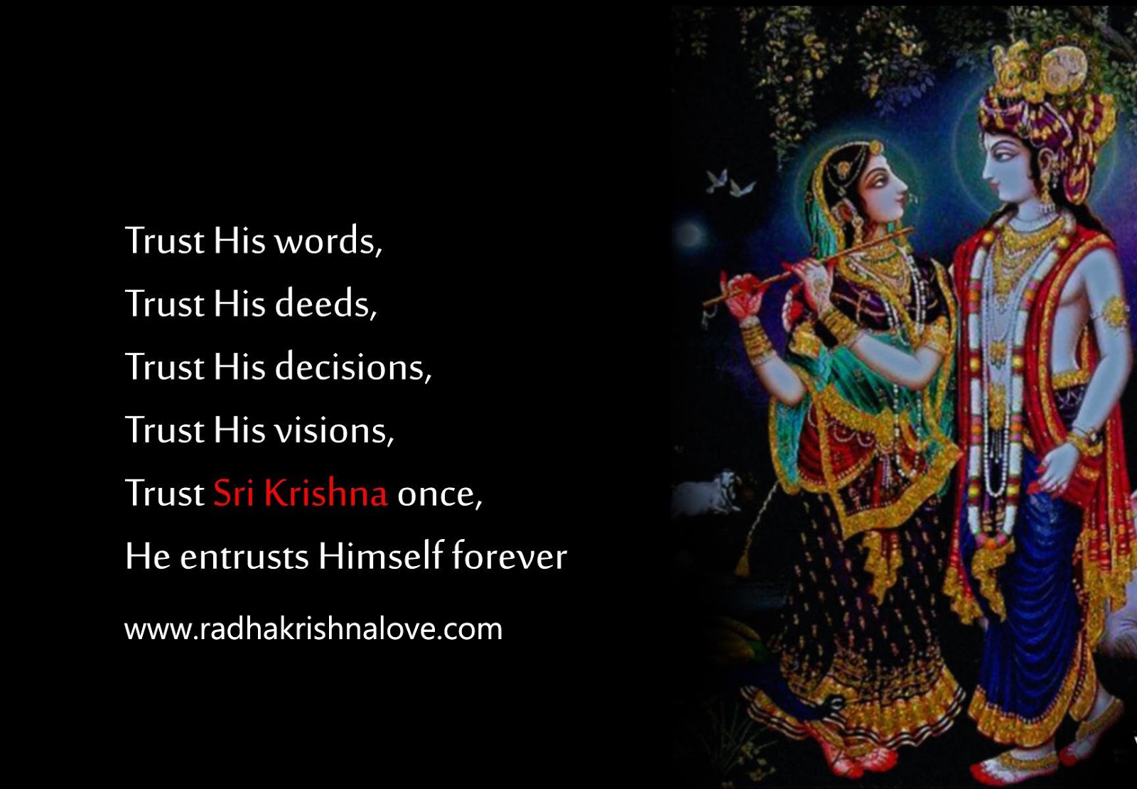 Radha Krishna Quotes on Love in English