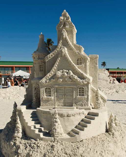 Journeys With Judy: Sand Sculptures at Fort Myers Beach FL