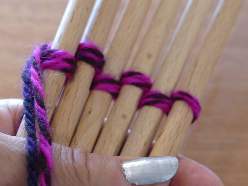 Somerset Stitch: Quick Stitch - Stick Weaving Pouch