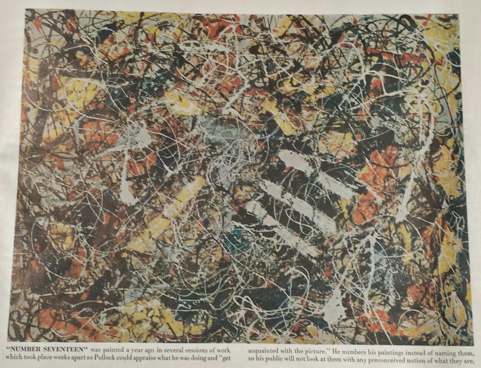 History and Culture by Bicycle Jackson Pollock Life Article