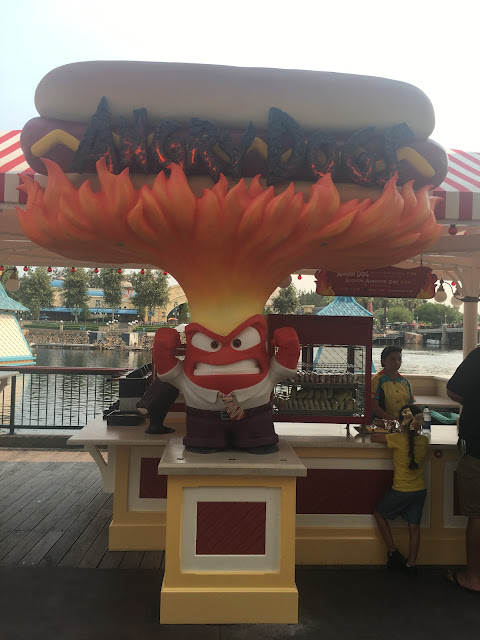 Angry Dogs Stand Pixar Pier Disney California Adventure Disneyland
