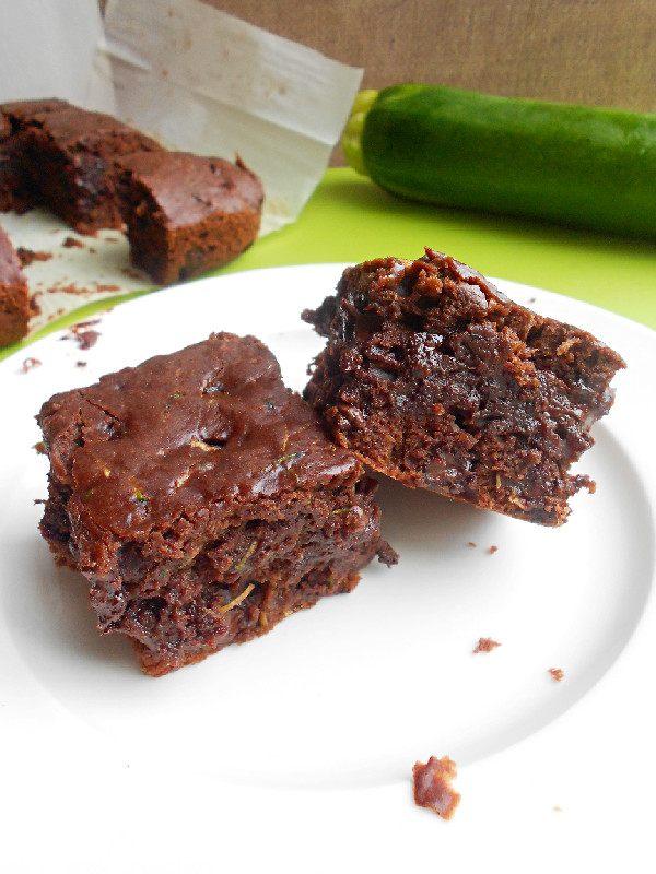 Double Chocolate Zucchini Brownies Confessions of a Confectionista