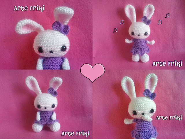 conejo amigurumi bunny cute sweet kawaii crochet ganchillo peluche 