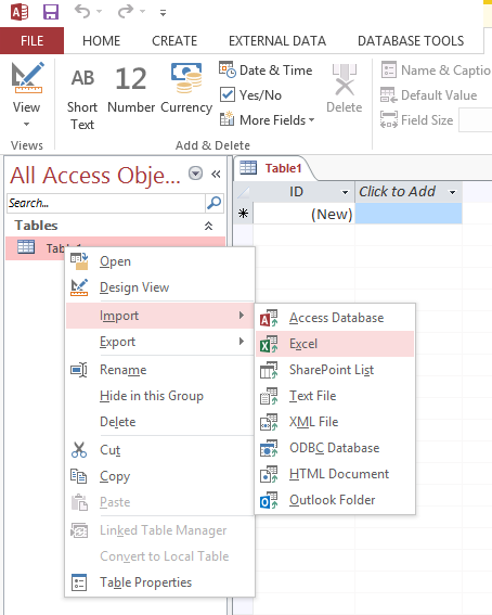 Processing Excel Extension using Microsoft Access - thoriqaziz.com