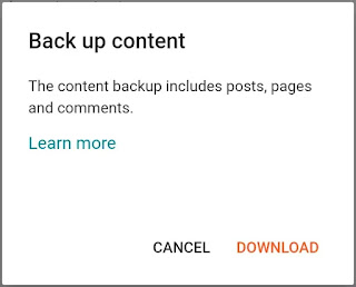 Blog settings Manage Blog Me Import Content & back up Content kya hai Blogger Settings Manage Blog Import Content & back up Content, Blogger Settings Import Content, back up Content