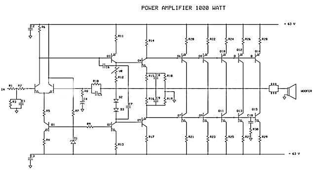 1000W Power Amplifier