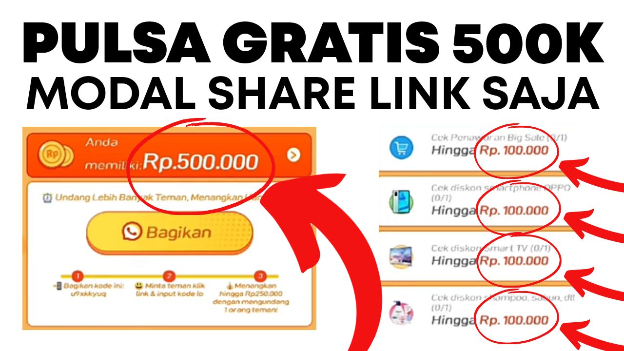 Cara Mendapatkan Pulsa Gratis Tanpa Aplikasi Dan Langsung Masuk Terbaru 2020 Klikdisini Id