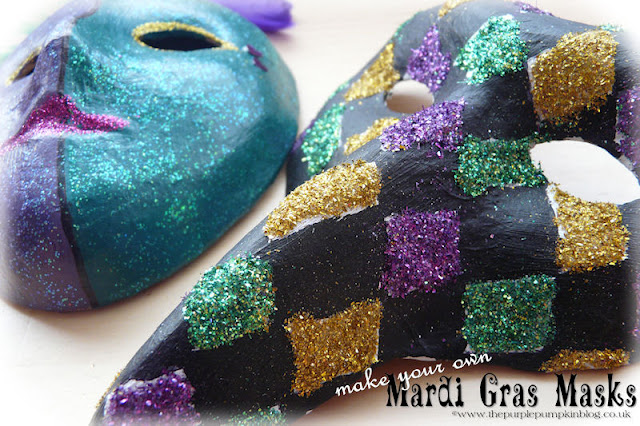 Make Your Own Mardi Gras Masks | The Purple Pumpkin Blog