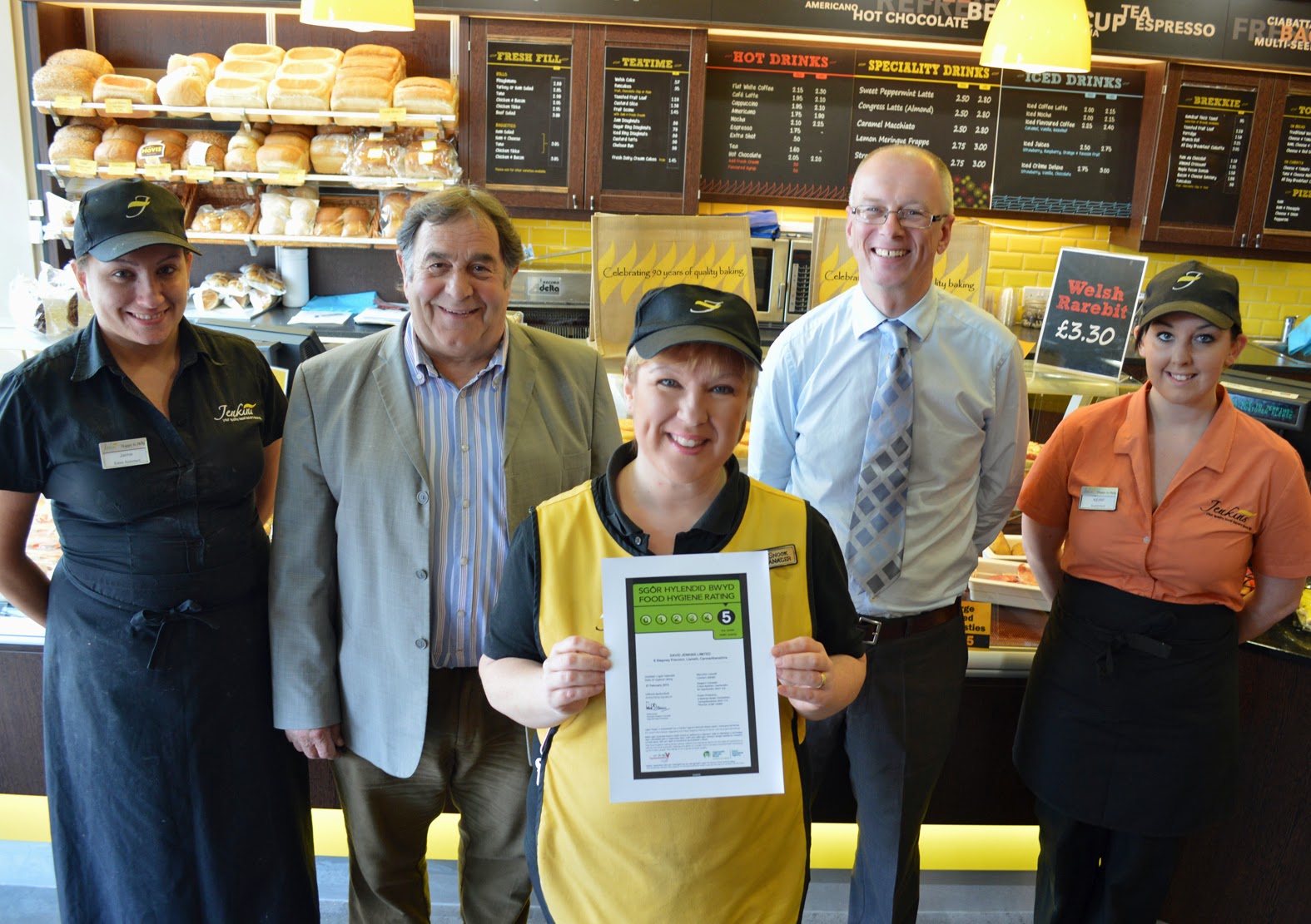 5-Star food hygiene achievement for the Jenkins Bakery!