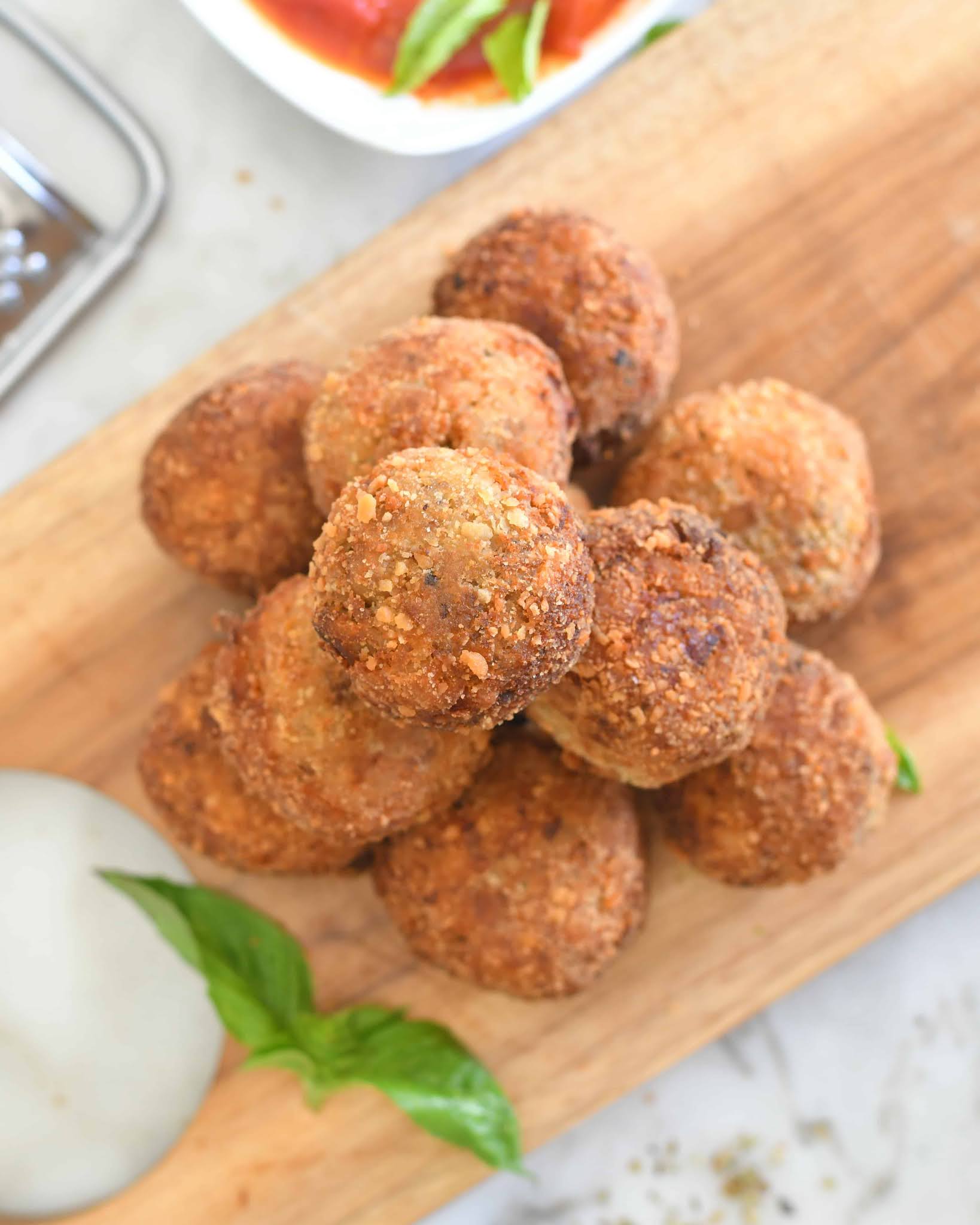 Cooking with Manuela Italian Eggplant Balls Polpette di Melanzane