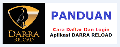 Cara Daftar dan Login aplikasi darra reload