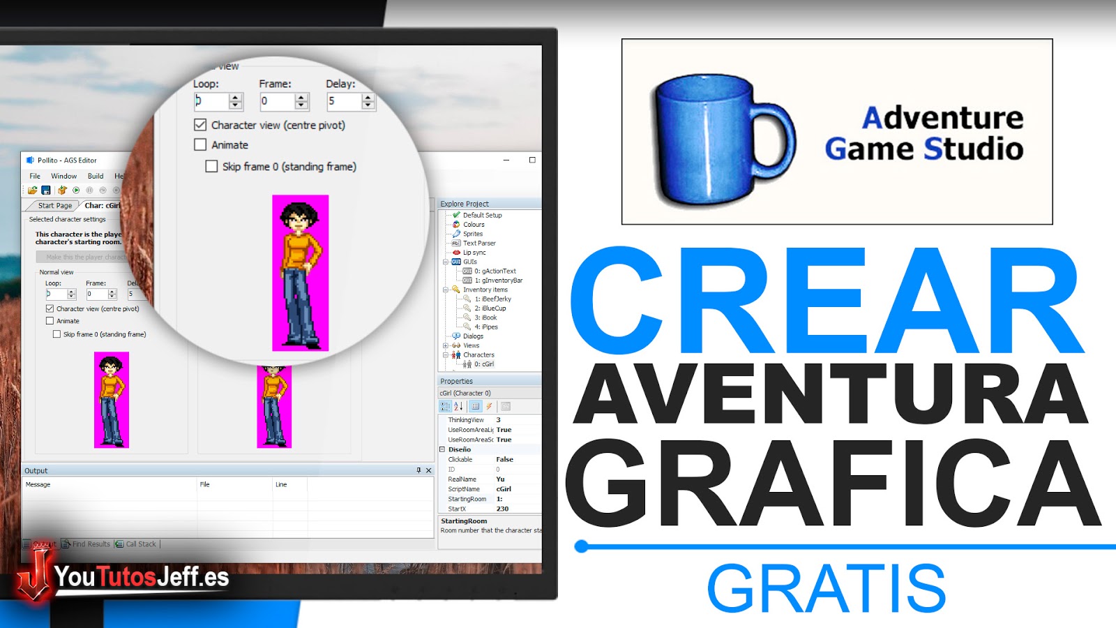 Descargar Adventure Game Studio Gratis - Crear Aventura Gráfica