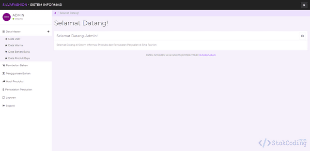 Aplikasi Penjualan Konveksi Berbasis Web (Codeigniter)