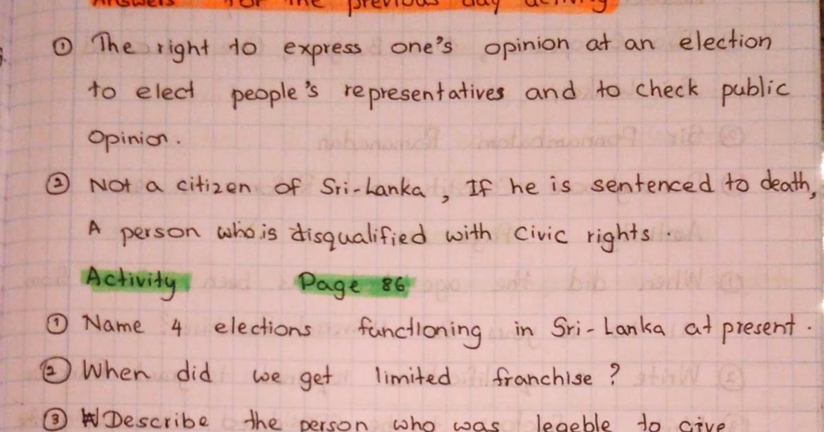 Civic Education -Grade 9