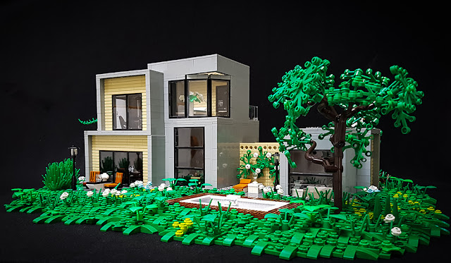 Desain rumah moderen dari LEGO