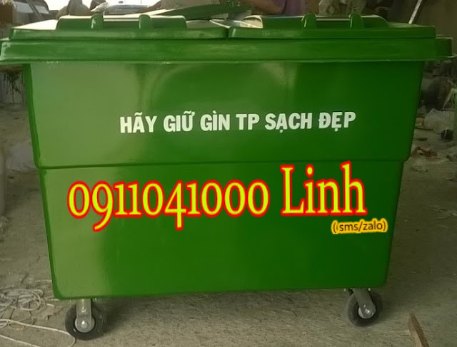 Thùng rác công cộng 120L, 240L nắp đậy kín giá mềm toàn quốc 2018-21-11-08-52-51