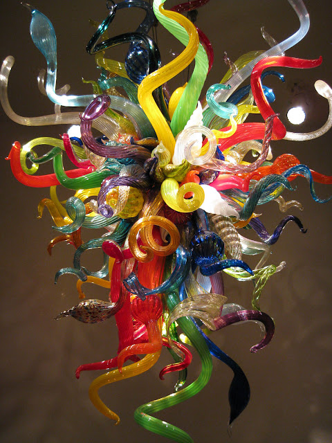 Multi-color Chihuly Chandelier