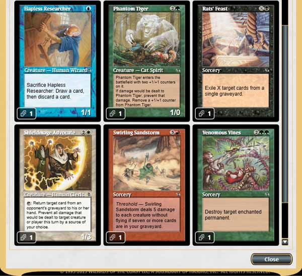 Magic the Gathering Adventures Four Packs of Judgement Online